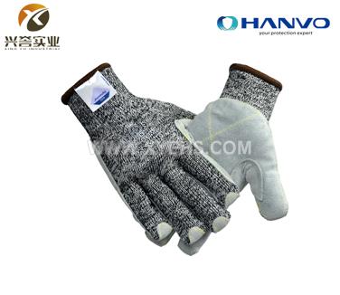 恒輝ZW038加皮防割手套（三級防護(hù)）